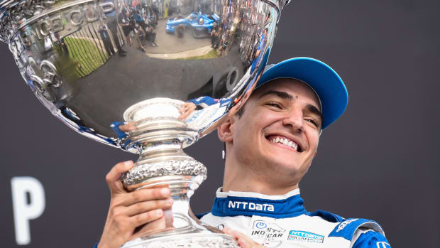 Alex Palou finds himself in a major tug of war between his current team, Chip Ganassi Racing, and McLaren, which he apparently has signed to drive for in 2023. Photo courtesy IndyCar.